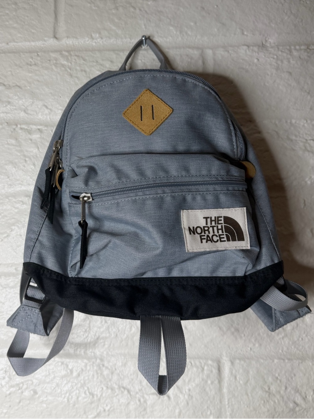 The North Face Gray and Black Toddler Mini Backpack Like New